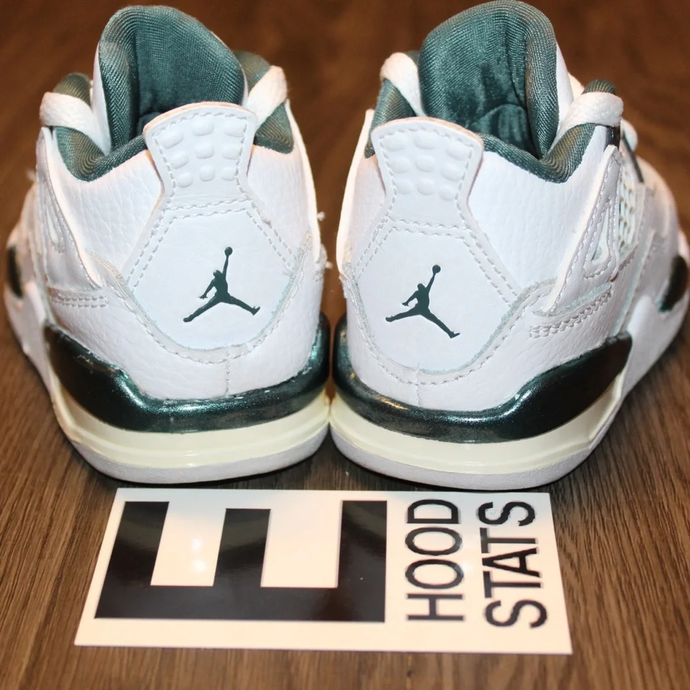 Air Jordan 4 Retro Oxidized Green Infant Size 3c Sneakers